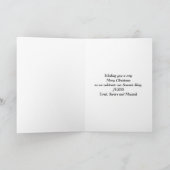 Christliche Weihnachtskarte Nativity Universe Karte (Innenseite)