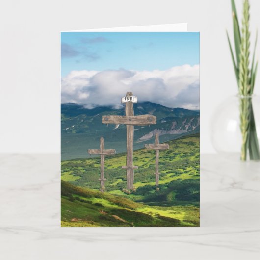 Christliche Weihnachtskarten Feiertagskarte (Vorderseite)