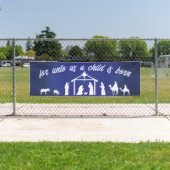 Christliche Weihnachtskrippe Banner (Insitu)