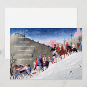 Christliche Weihnachtskrippe Feiertagskarte (Vorne/Hinten)