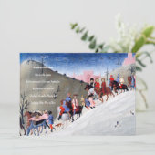 Christliche Weihnachtskrippe Feiertagskarte (Stehend Vorderseite)