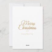 Christliche Weihnachtskrippe Feiertagskarte (Rückseite)