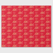 Christliche Weihnachtskrippe Gold R Peace Joy Lieb Geschenkpapier (Flach)