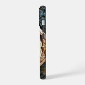 Christliche Weihnachtskrippe Handyhülle – Jesuskin iPhone 15 Hülle (Linke Seite)