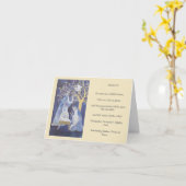 Christliche Weihnachtskrippe Karte (Gelbe Blume)
