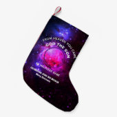 Christliche Weihnachtskrippe Kleiner Weihnachtsstrumpf (Vorderansicht (hängend))