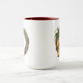 Christliche Weihnachtskriptur Wreath Red Tasse (Zentrum)