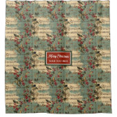 Christliche Weihnachtslieder Duschvorhang (Vorderseite)