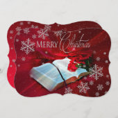 Christliche Weihnachtsnacht Feiertagskarte (Vorne/Hinten)