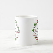 Christliche Weihnachtsschrift Kaffeetasse (Mittel)