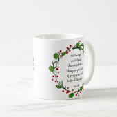 Christliche Weihnachtsschrift Kaffeetasse (VorderseiteRechts)
