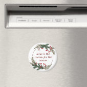 Christliche Weihnachtsschrift Magnet (In Situ (Geschirrspüler))