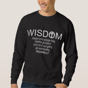 Christliche Weisheitssprichwörter Früchte des Geis Sweatshirt