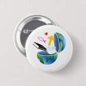 Christliche Welt Button (Vorne & Hinten)