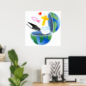 Christliche Welt Poster (Heimbüro)