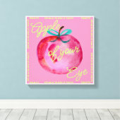 Christliche Wohngestaltung Christliches Kinderzimm Leinwanddruck (Insitu (Holzboden))