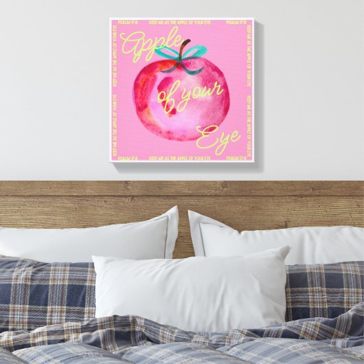 Christliche Wohngestaltung Christliches Kinderzimm Leinwanddruck (Insitu (Schlafzimmer))