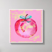 Christliche Wohngestaltung Christliches Kinderzimm Leinwanddruck (Vorderseite)