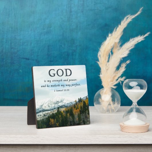 Christliche Wohngestaltung Plaque mit Easel Fotoplatte (InSitu)