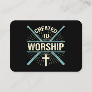 Christliche Worship-Band, die zur Anbetung des Dru Visitenkarte