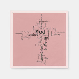 Christliche Worte Serviette