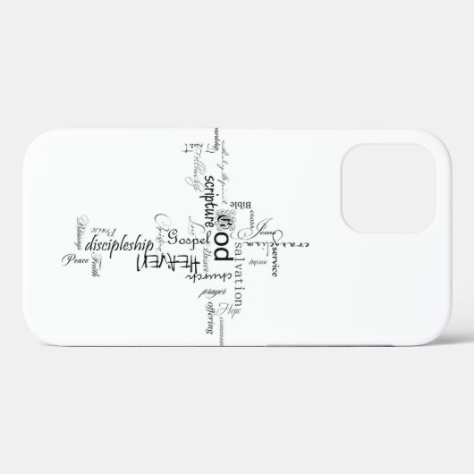 Christliche Wörter Case-Mate iPhone Hülle (Rückseite (Horizontal))