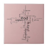 Christliche Wörter Fliese (Vorderseite)