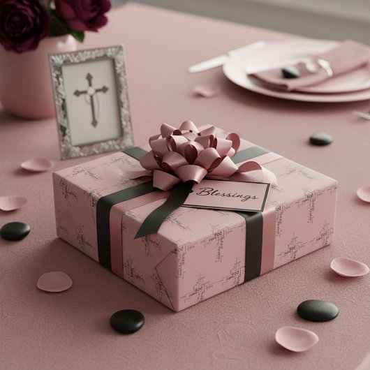 Christliche Wörter Geschenkpapier