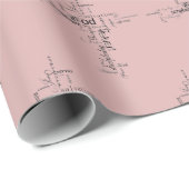 Christliche Wörter Geschenkpapier (Rolleneckpunkt)