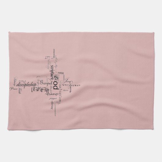 Christliche Wörter Geschirrtuch (Horizontal)