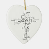 Christliche Wörter Keramik Ornament (Rechts)