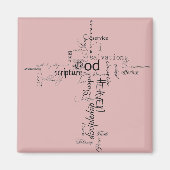 Christliche Wörter Magnet (Vorne)