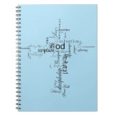 Christliche Wörter Notizblock (Vorderseite)