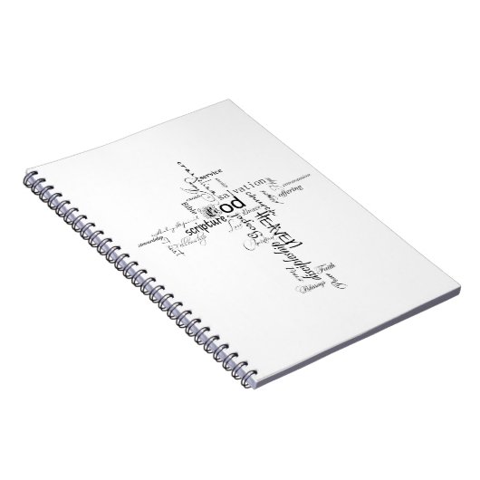 Christliche Wörter Notizblock (Rechte Seite)