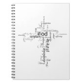 Christliche Wörter Notizblock (Vorderseite)