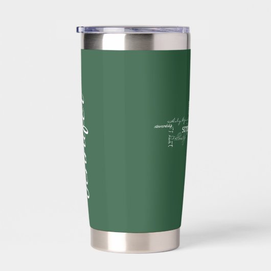 Christliche Wörter personalisiert Thermobecher (Rechts)