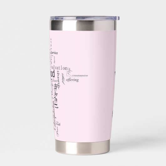 Christliche Wörter personalisiert Thermobecher (Links)