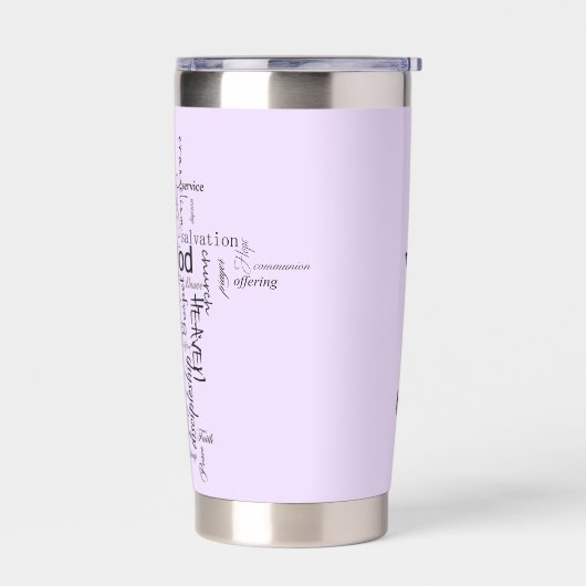 Christliche Wörter personalisiert Thermobecher (Links)