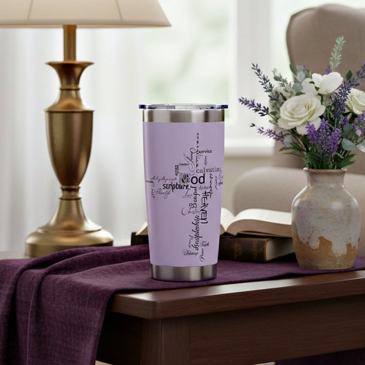 Christliche Wörter personalisiert Thermobecher