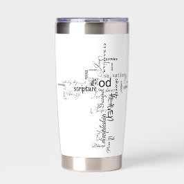 Christliche Wörter personalisiert Thermobecher