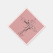 Christliche Wörter Serviette (Ecke)