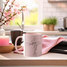 Christliche Wörter Tasse