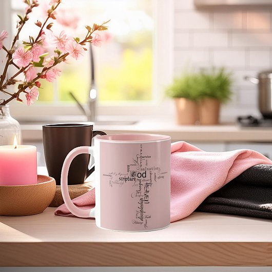Christliche Wörter Tasse