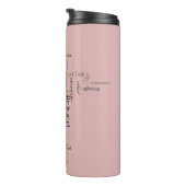 Christliche Wörter Thermosbecher (Nach rechts gedreht)