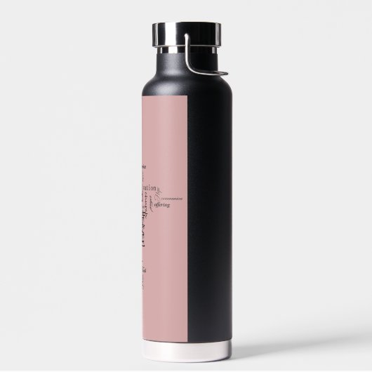 Christliche Wörter Trinkflasche (Links)