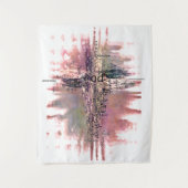 Christliche Wortkreuze Wandteppich (Vorderseite)