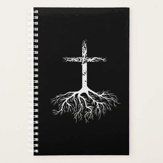 Christliche Wurzel deines Glaubens an Jesus Christ Planer (Vorderseite)