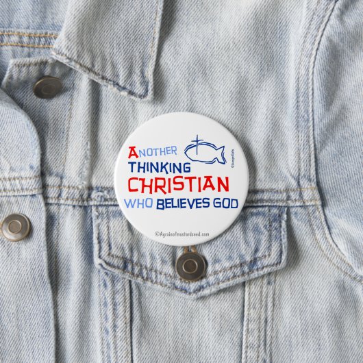 Christliche Zitate Button (Beispiel)