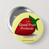 Christliche Zitate Button (Vorne & Hinten)