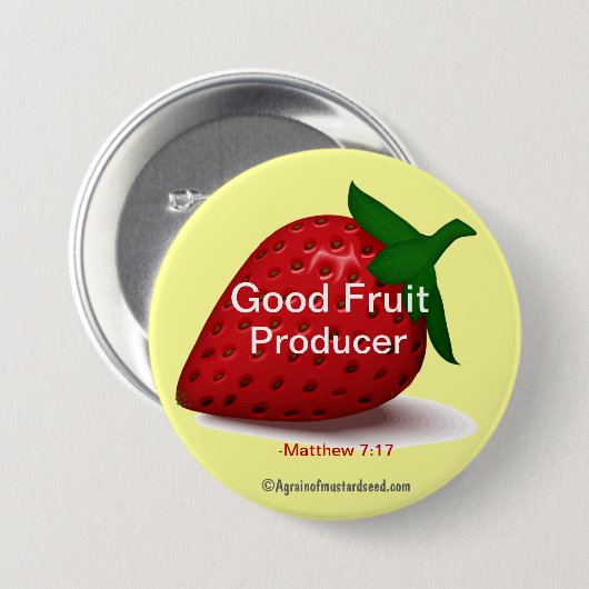 Christliche Zitate Button (Vorne & Hinten)